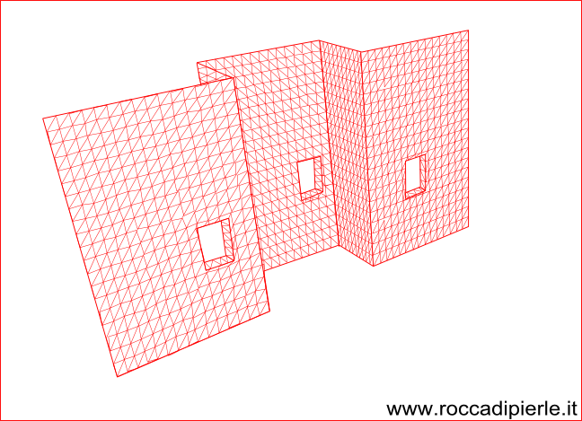 Risultato del rilievo con stazione Laser